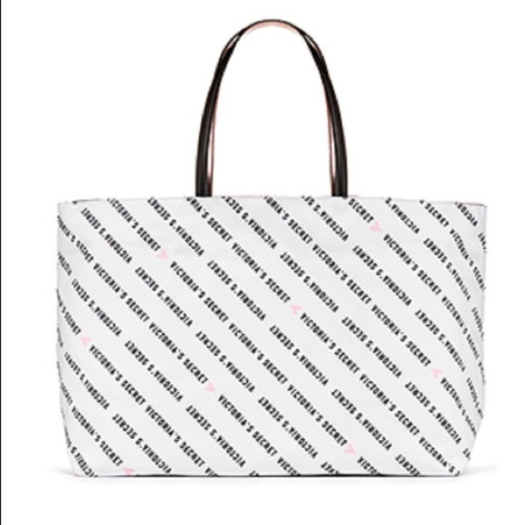 Victoria's Secret Handbags - NWT Victoria's Secret Logo Tote Beach Bag